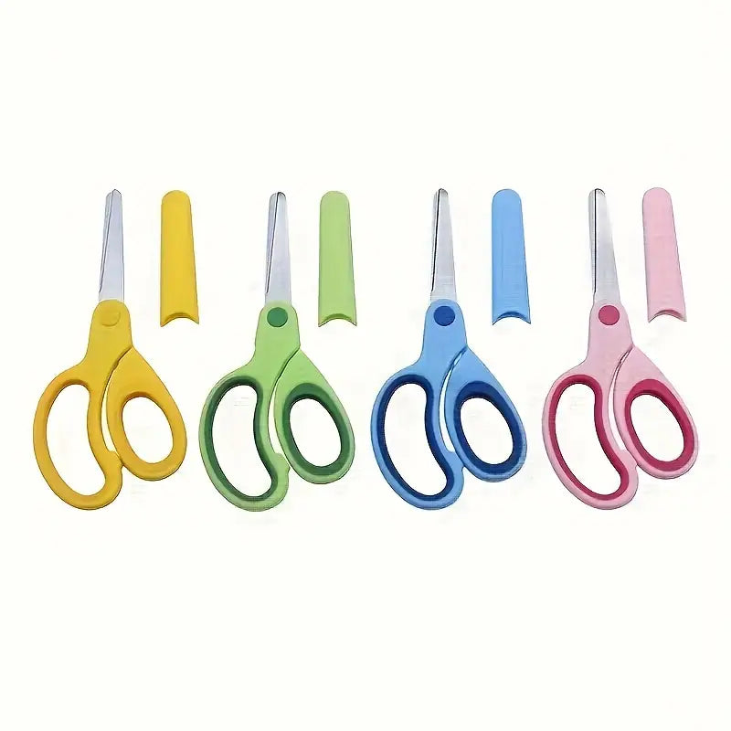 Left Handed Scissors - 142mm with rounded end and comfort grip