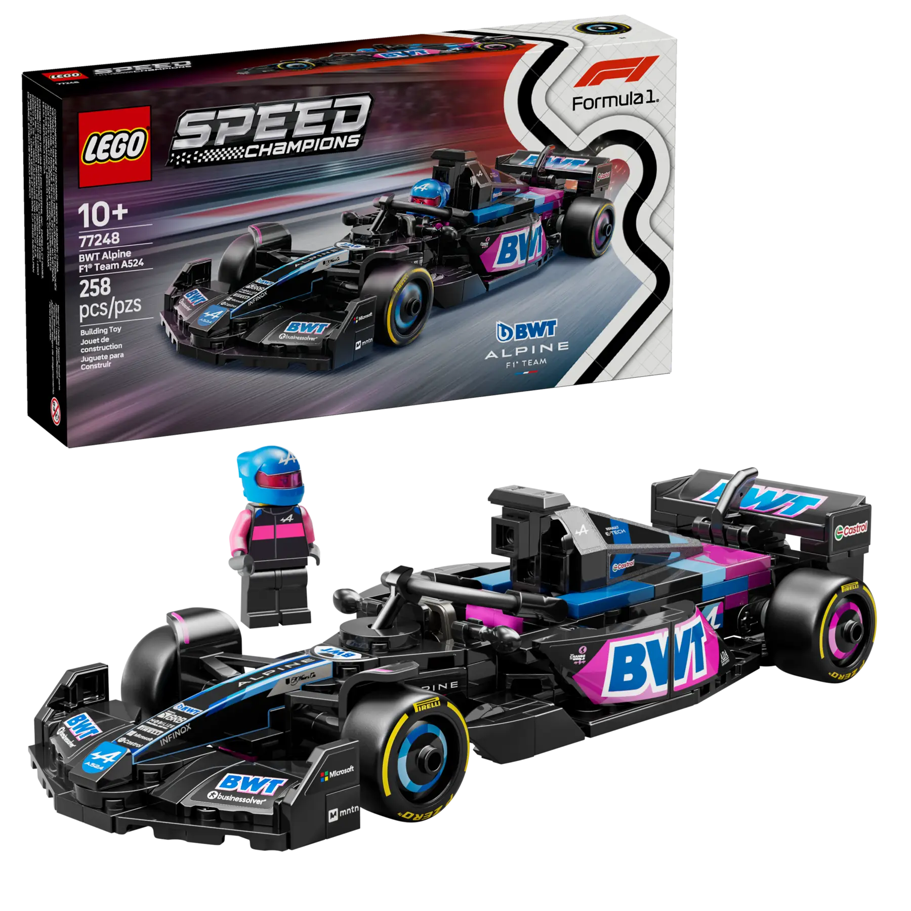 77248 BWT Alpine F1® Team A524 Race Car