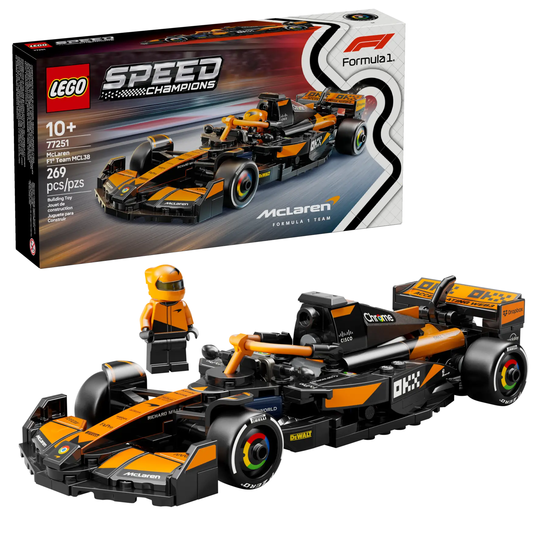 77251 McLaren F1® Team MCL38 Race Car