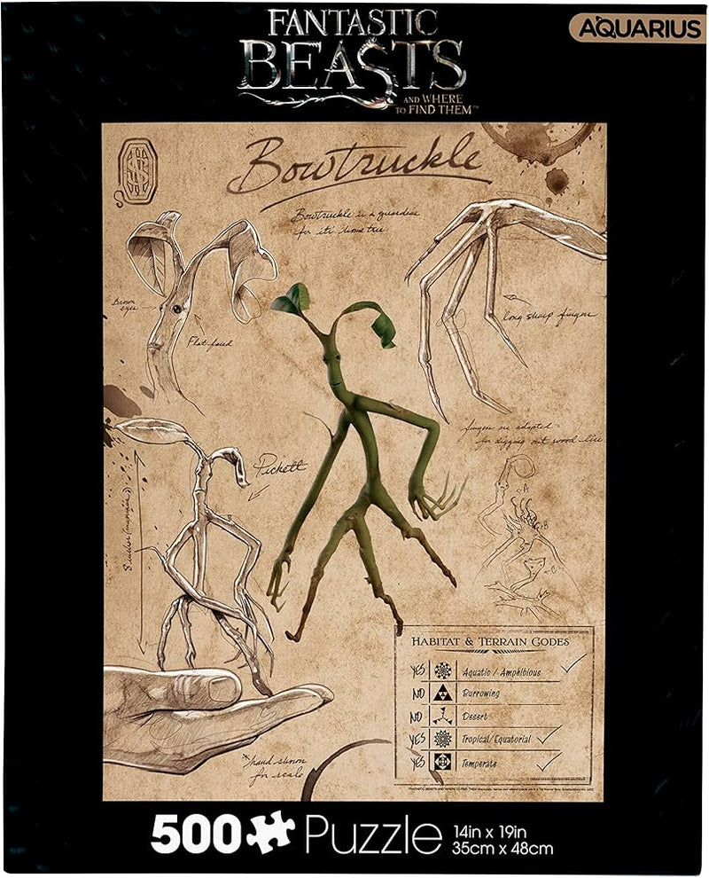 Fantastic Beasts Bowtruckle 500pc Puzzle