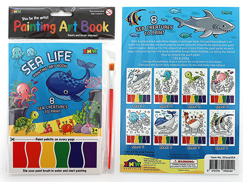 Painting Art Book - Sea Life