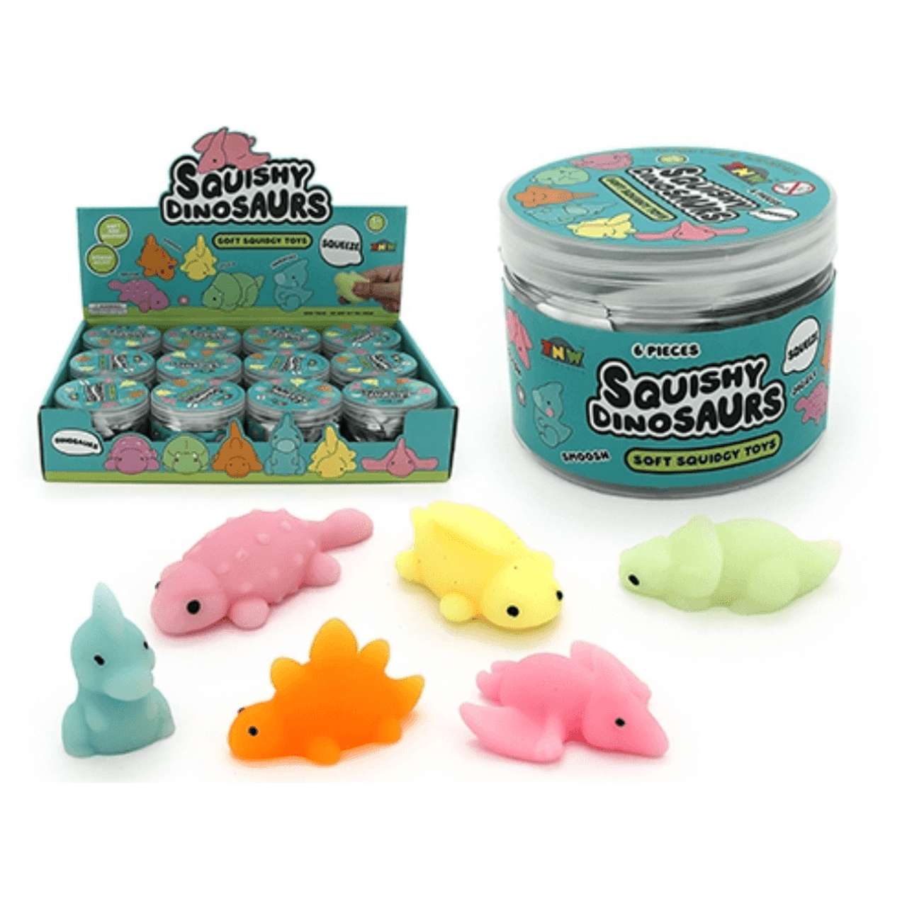 Squishy Dinosaurs - 6 PC