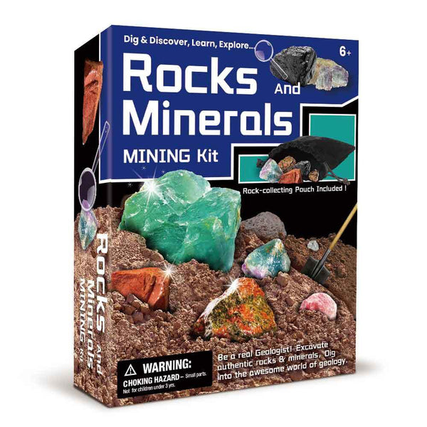 Dig and Discover Rocks and Minerals mining kit