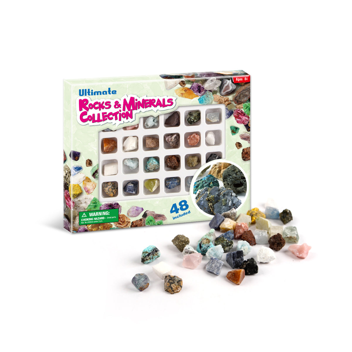 Ultimate Rocks and Minerals Collection 48pcs