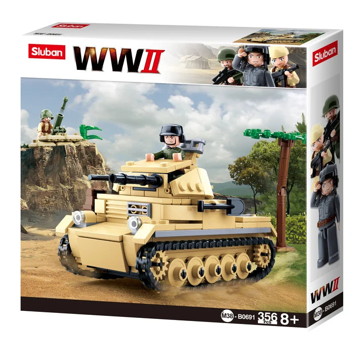 B0691 WW2 TANK PANZER 2 C12