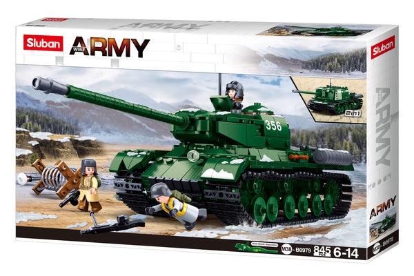B0979 ARMY BATTLE OF BUDAPEST -IS2  HEAVY TANK 845 PCS C12