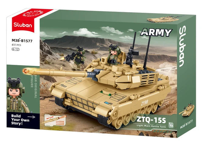 B1577 ARMY TYPE 15 LIGHT TANK 411 PCS C16
