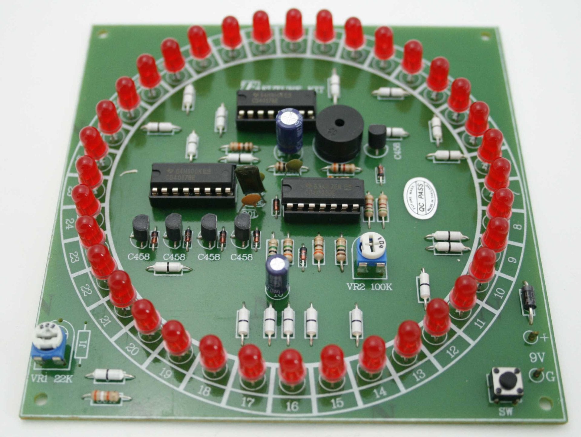 Electronic Kit - Electronic Roulette 36 Dots with Sound - Kit # FK126