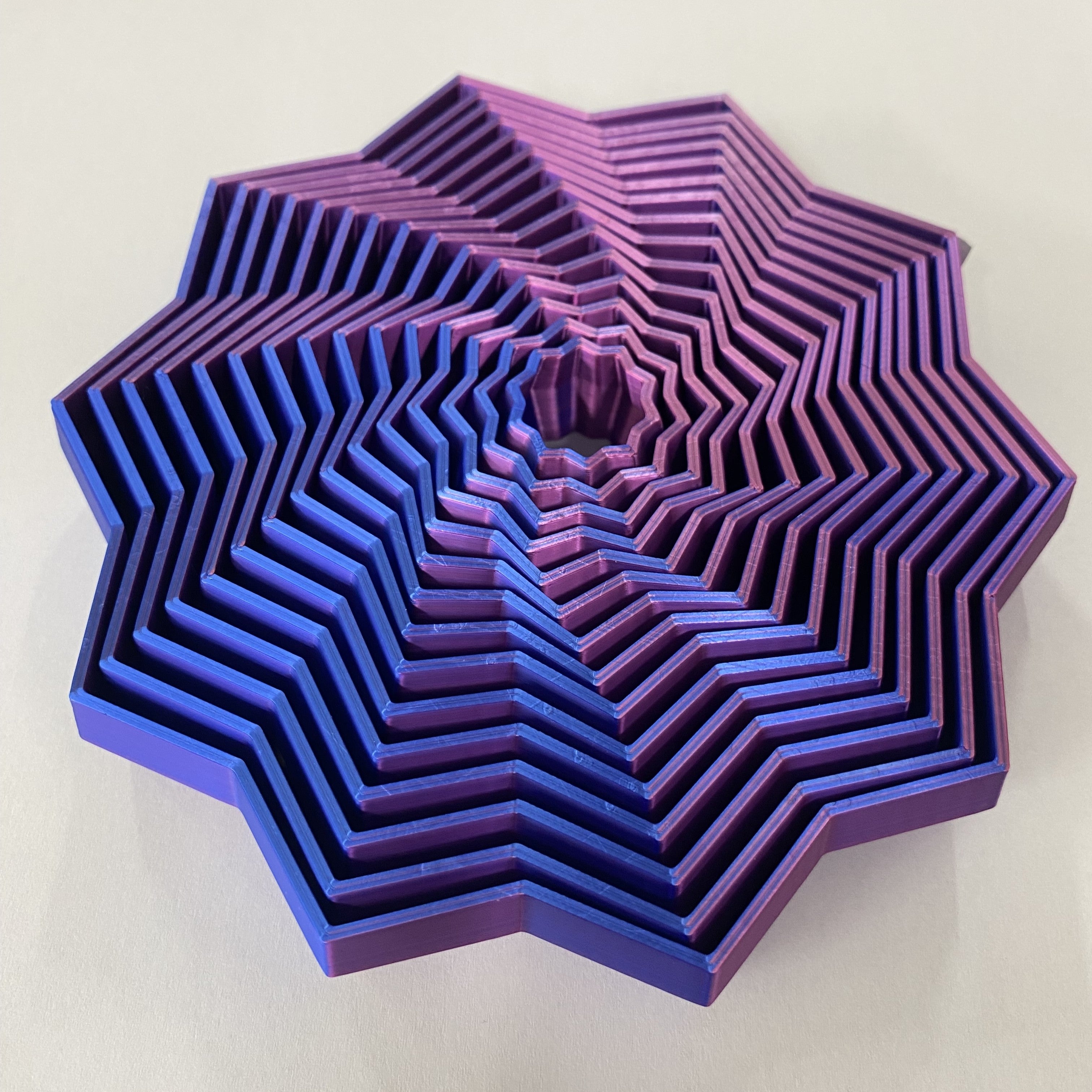 3D Printed Fractal Hex Fidget