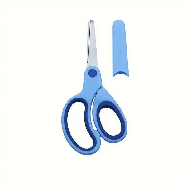 Quality Left-Handed School Scissors with blade cover