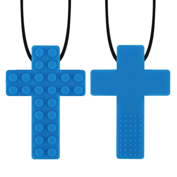 Sensorchew Cross Brick - Blue