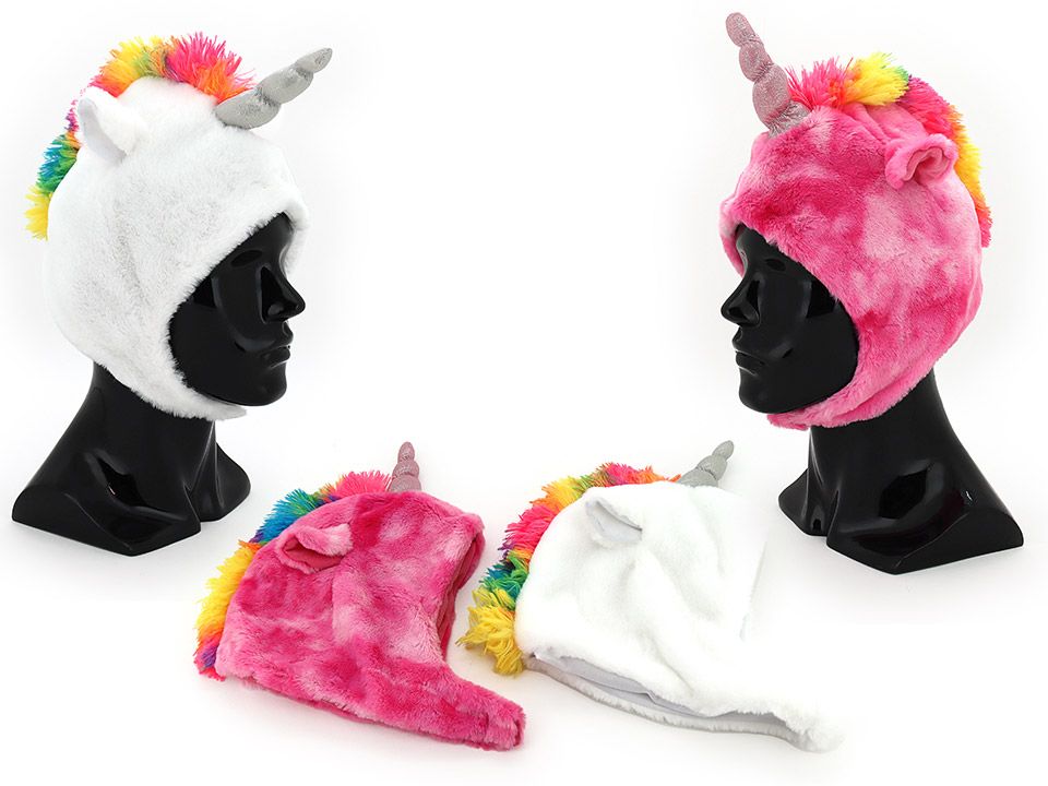 Plush Unicorn Hood
