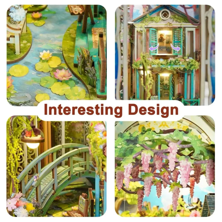 Giverny Garden Large Book Nook