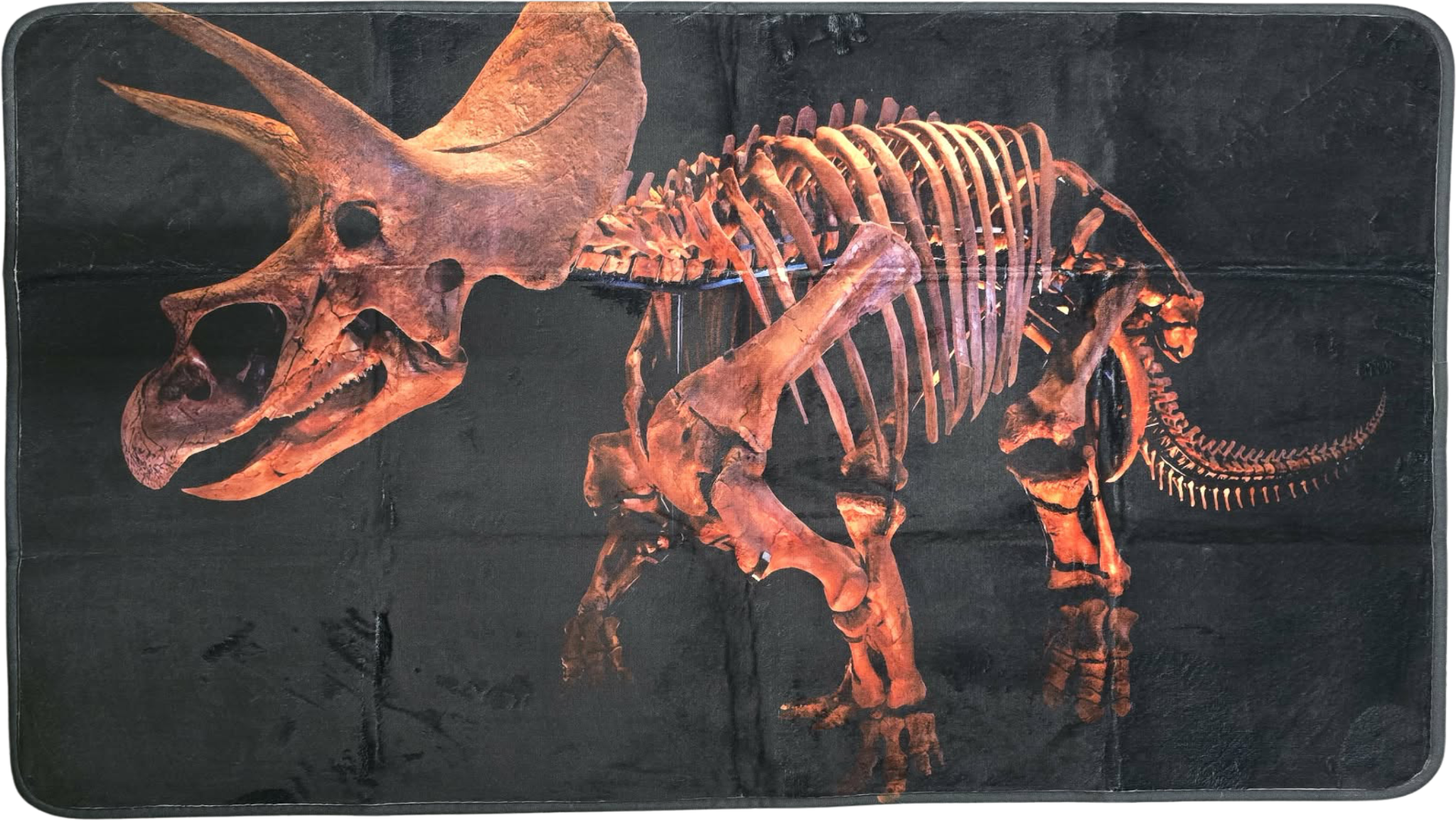 Polyester Area Rug - Triceratops - 120cm x 80cm