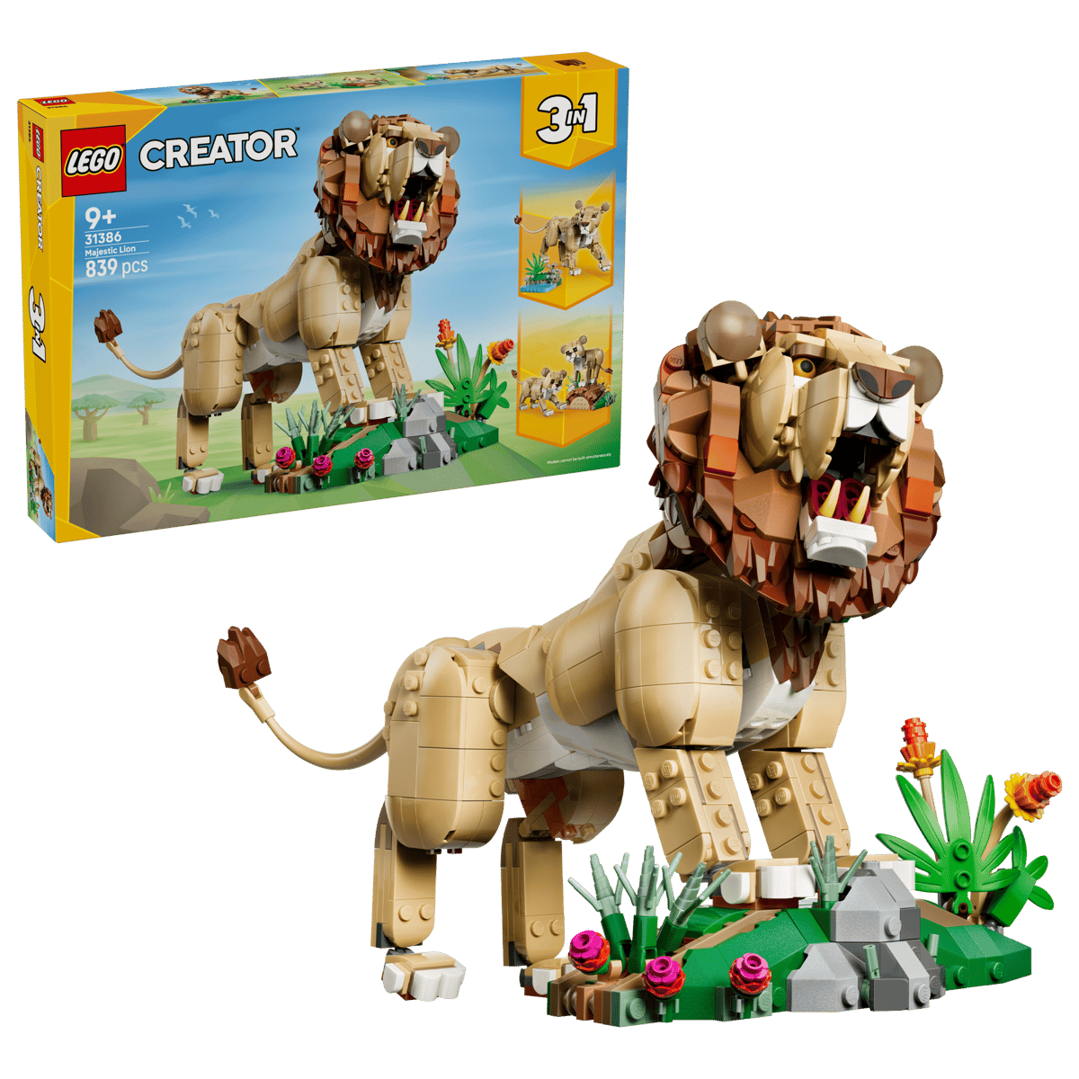 31386 Wild Animals: Majestic Lion