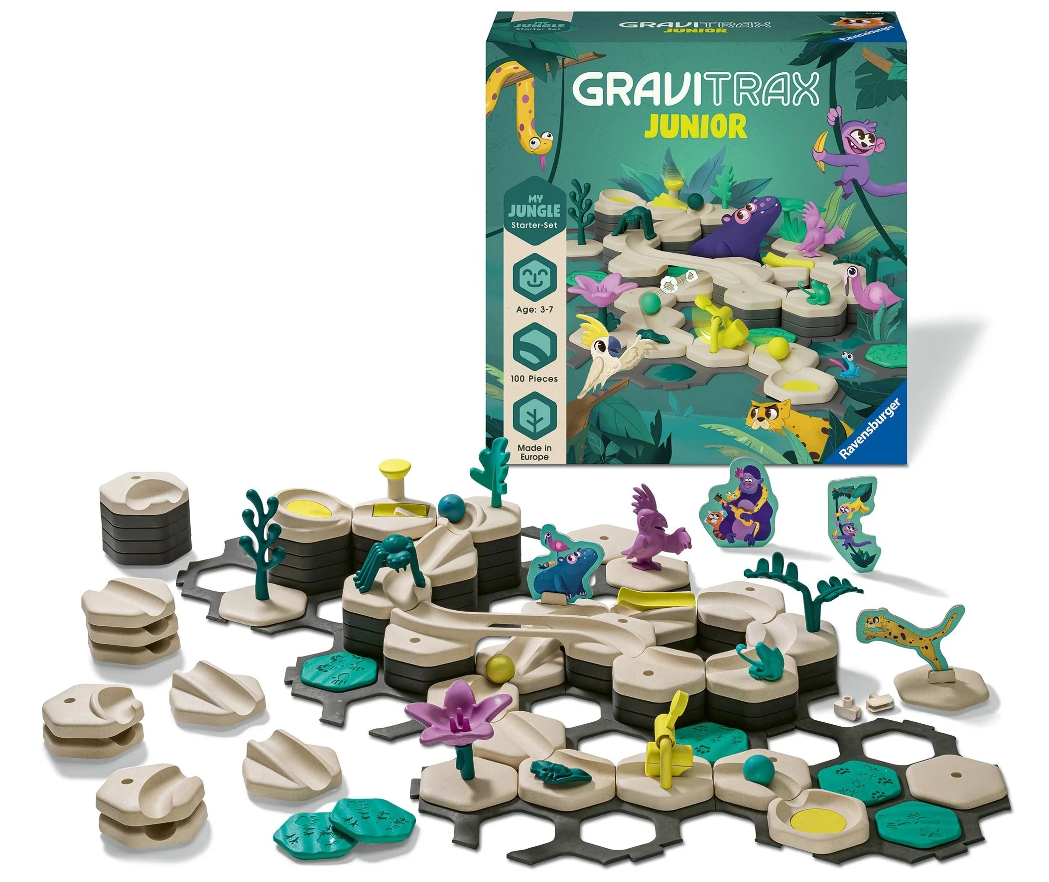 GraviTrax Junior - Large Starter Set Jungle