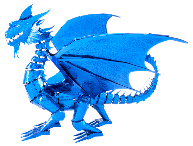 Metal Earth Premium Blue Dragon
