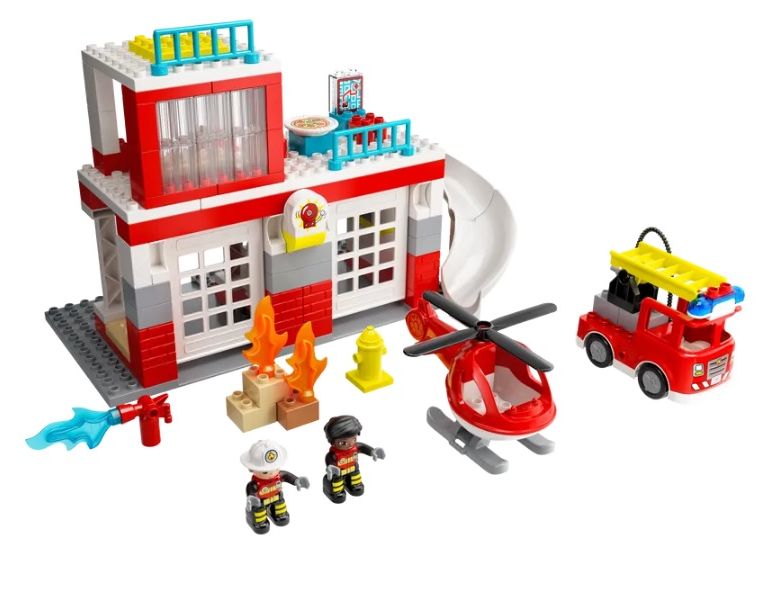 Lego 10970 Fire Station and Helicop