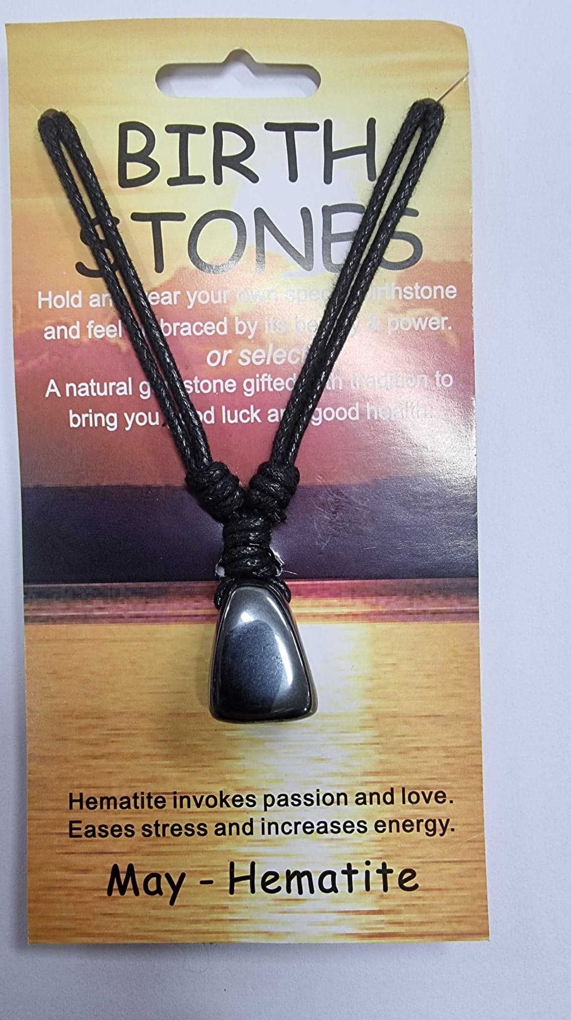 Birthstone Necklace - May - Labradorite