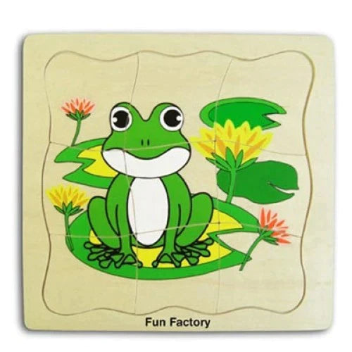 Puzzle Wood 4 Layer Frog