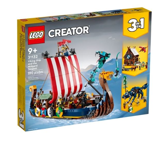 Lego 31132 Viking Ship and The Midgard Serpent