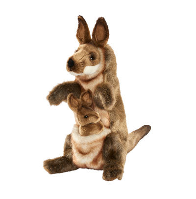 Kangaroo and Joey Puppet