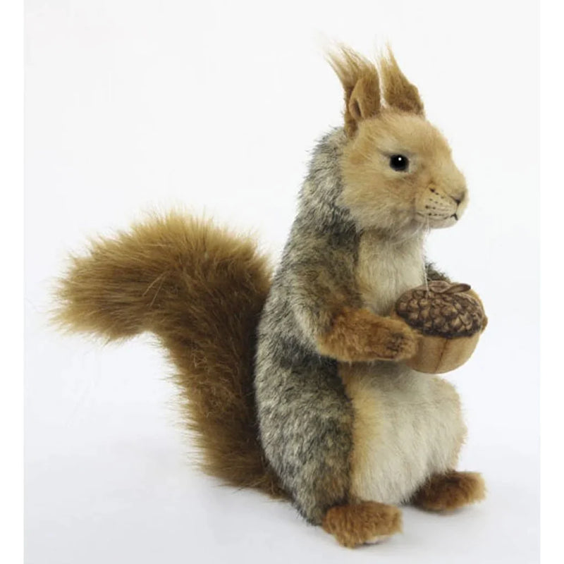 Grey Squirrel Sitting with Nut 25cm