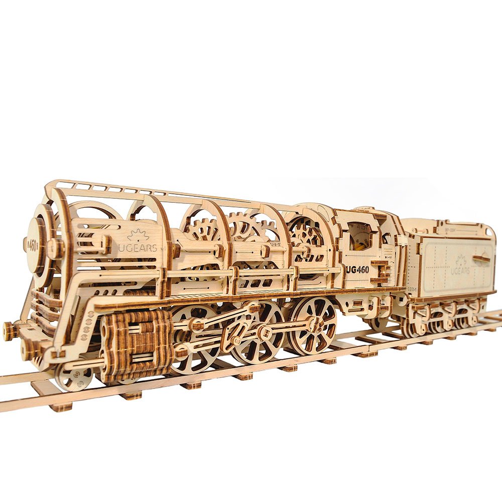 Ugears 460 Steam Locomotive With Tender