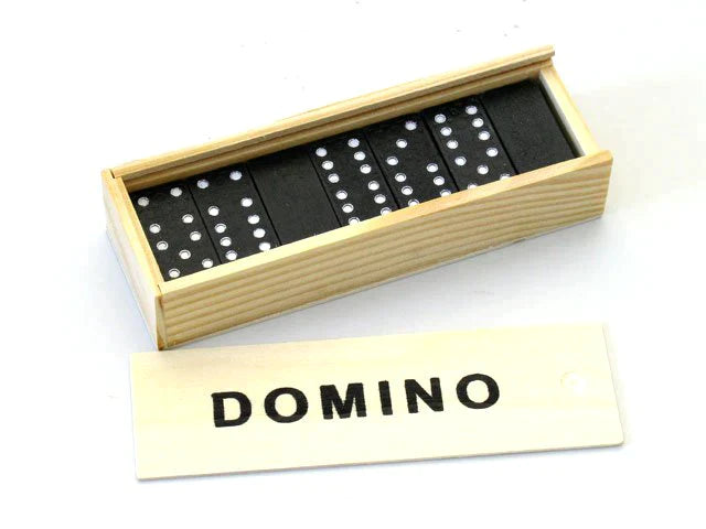 Dominoes 28Pc Wooden Box