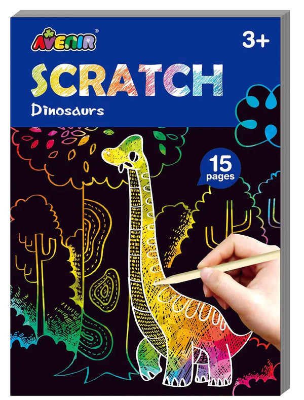 Dinosaur Scratch Art Pad