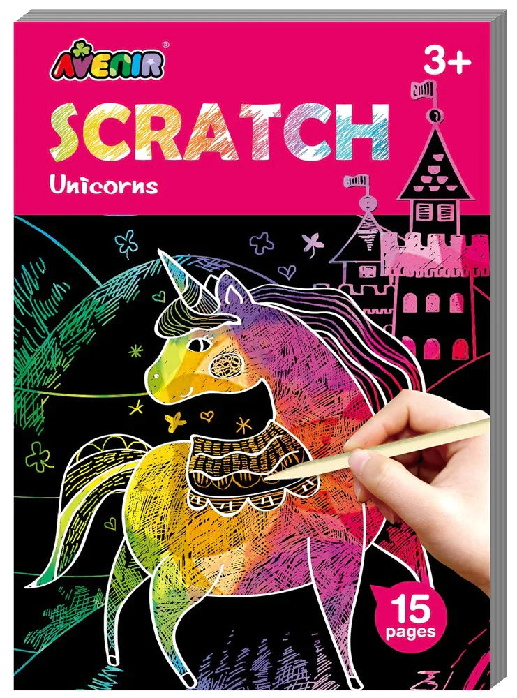 Unicorns Scratch Art Pad