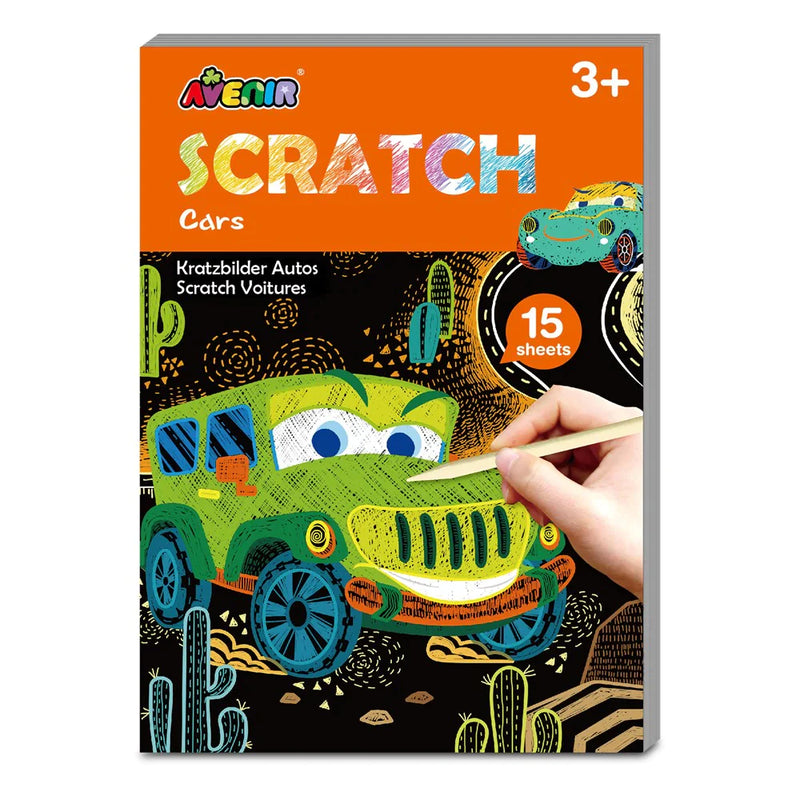 Cars Scratch Art Pad