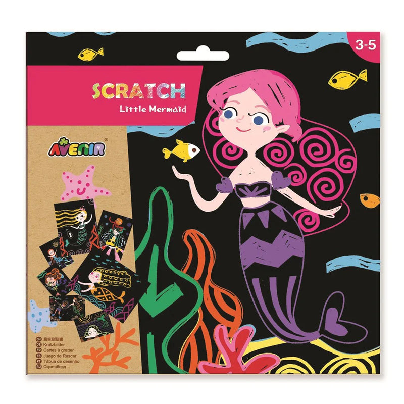 Little Mermaid Junior Scratch Art Pad