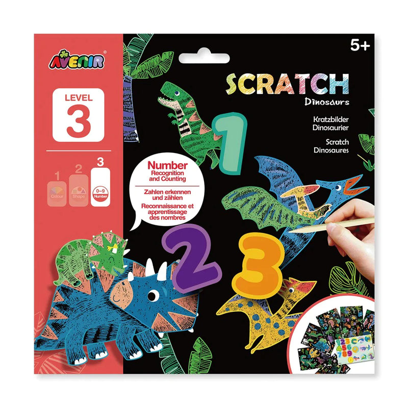 Dinosaur Junior Scratch Art Pad