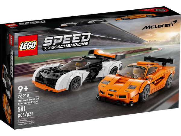 LEGO 76918 McLaren Solus + F1
