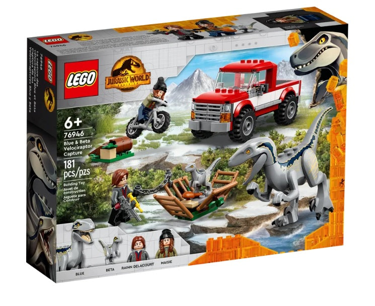 Lego 76946 Blue and Beta Velociraptor Capture