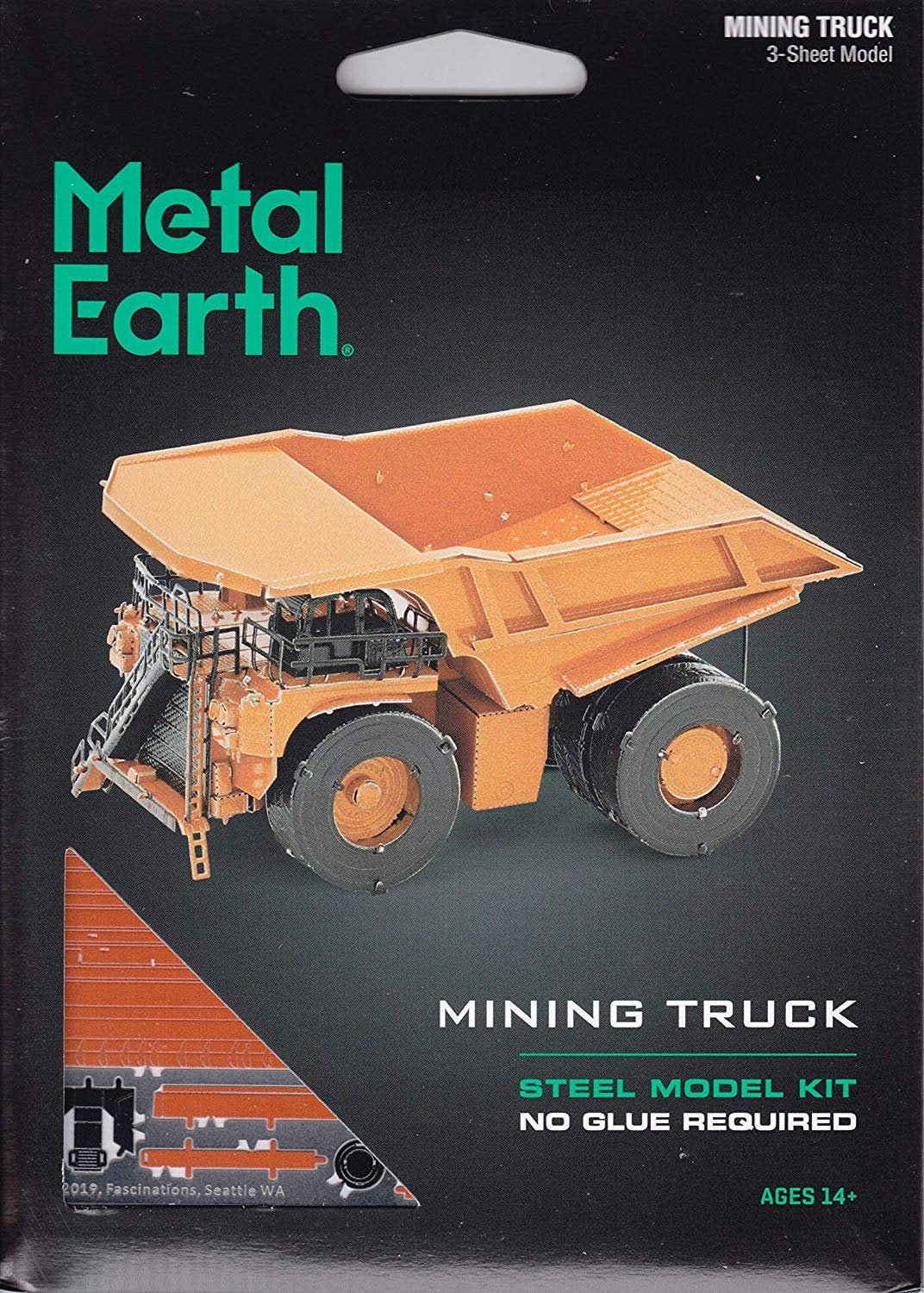 Metal Earth Mining Truck