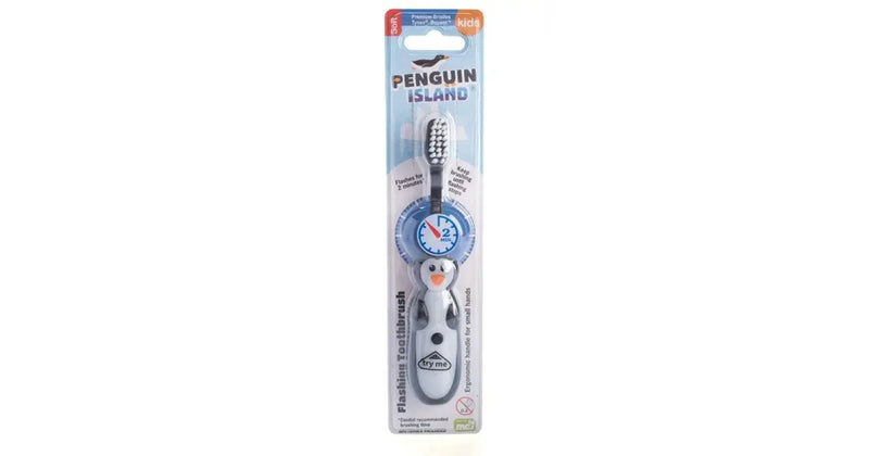 Flashing Toothbrush Penguin