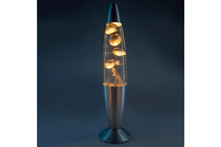 Silver Metallic Magma Motion Lamp