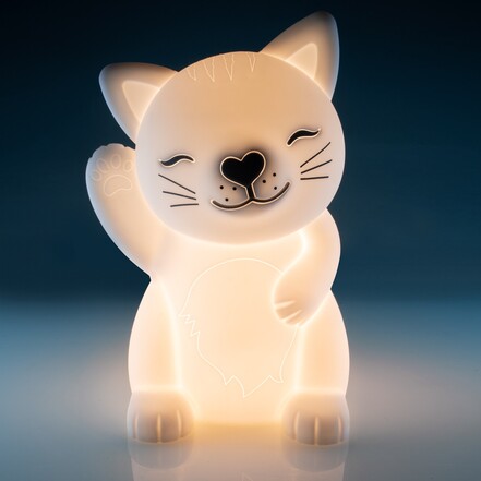 Soft Silicone Night Light - Kitten