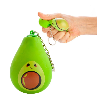 Stress Avocado Keychain