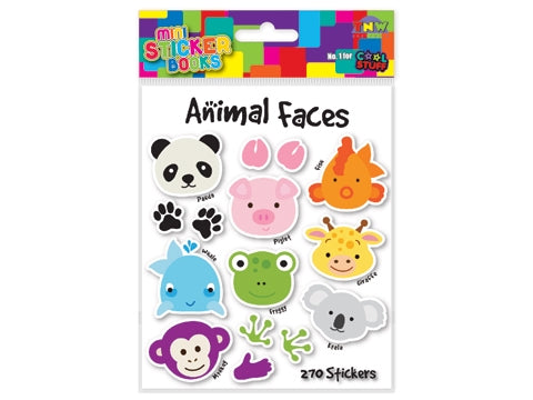 Reward Sticker Book - Animal Faces