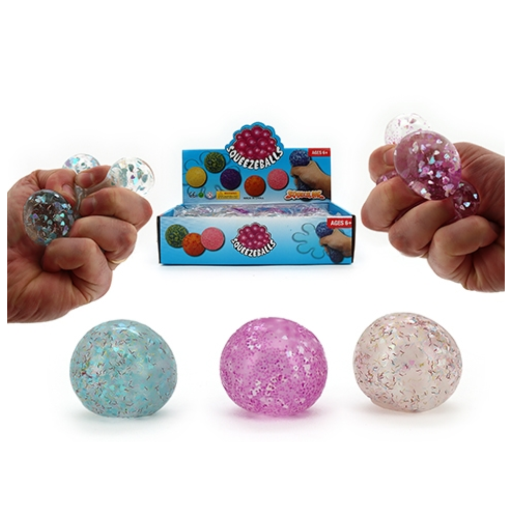 Sensory Squeeze Ball With Sequins