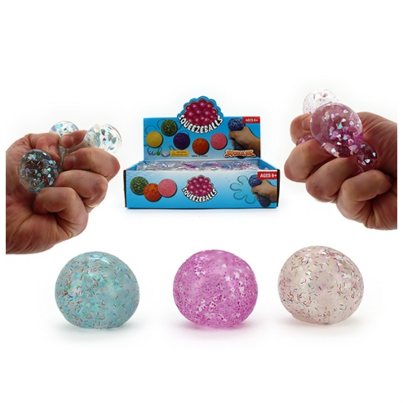 Sensory Squeeze Ball With Sequins