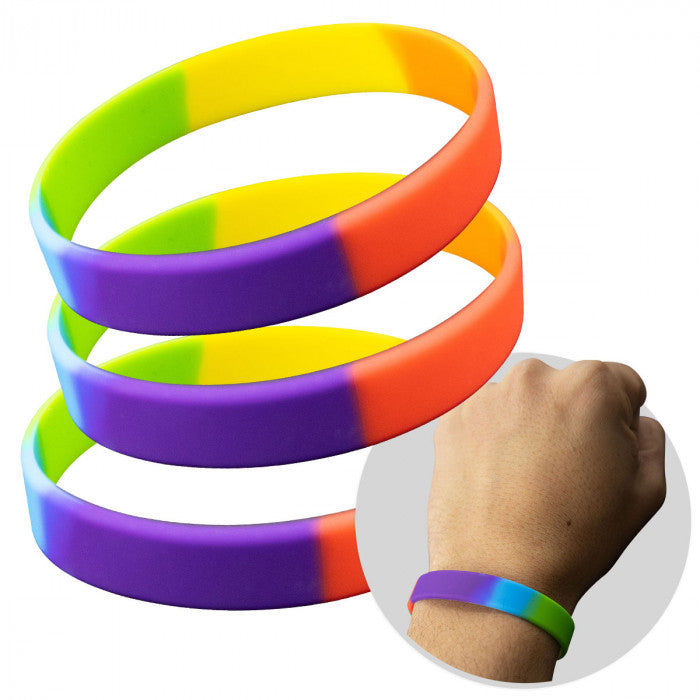 Rainbow Silicone Bangle