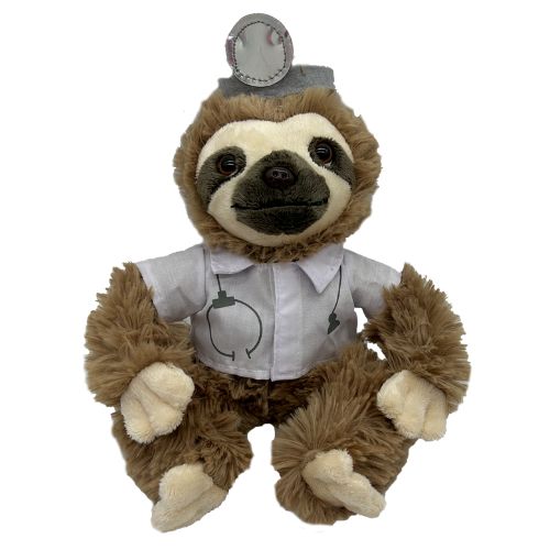 Sloth Doctor Plush
