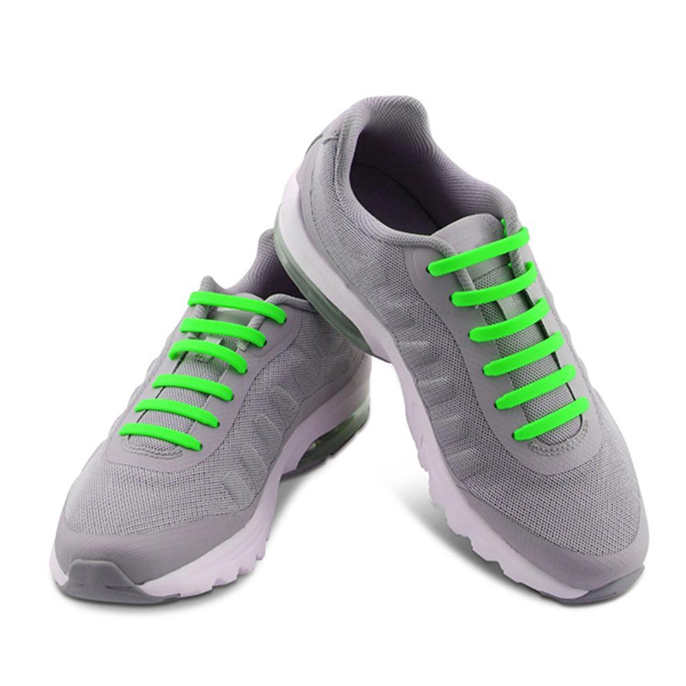 No Tie Shoelaces GREEN