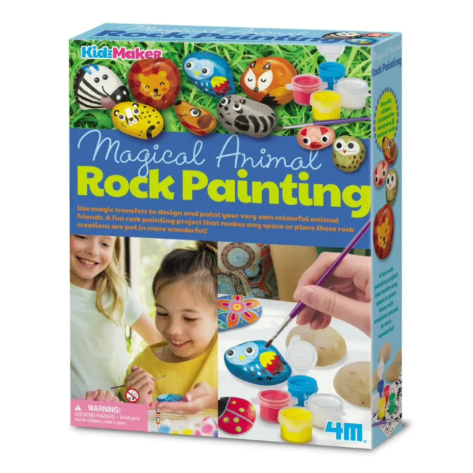 Magical Animal Rock Painting