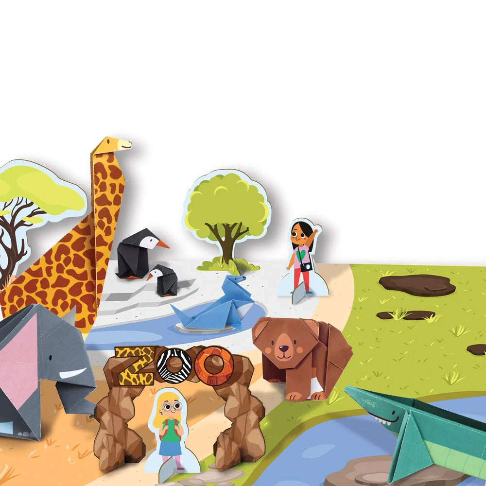 Origami Zoo Animals Kit