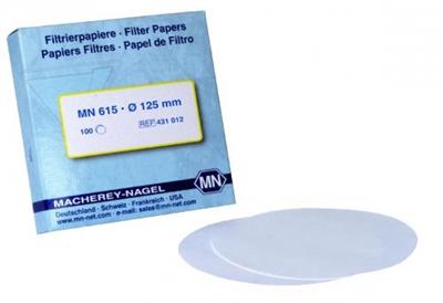 Filter Paper Grade 615 - 125mm - 100Pc